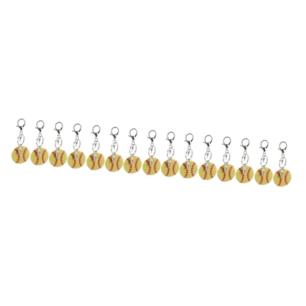 BESPORTBLE Portachiavi Da Softball Keychain Per Le Chiavi Portachiavi Per Ragazzi Attrezzatura Sport Fan Portachiavi Softball Per Ragazzi Portachiavi Per I Giocatori Lega