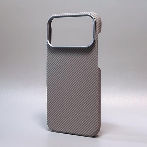 Coque en fibre de carbone pour iPhone 16 Pro Max l'élégance rigide et ultra-mince