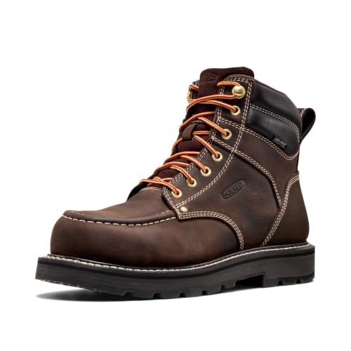Image of KEEN Utility Men's Cincinnati 6 inch Composite Toe Waterproof 90 Degree Heel Heavy Duty Work Boots