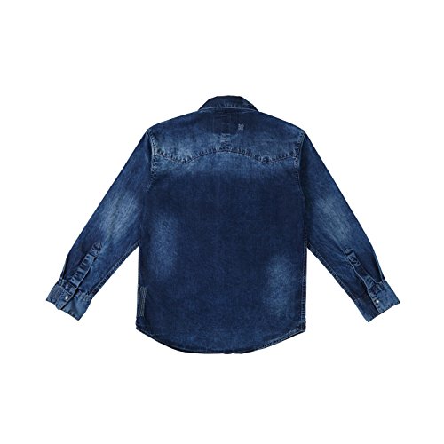 Image of Gini & Jony Baby-Boy's Solid Regular Fit Shirt