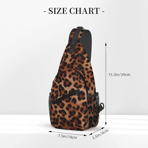 Bolso cruzado estilo animal print para hombres y mujeres miniatura 3