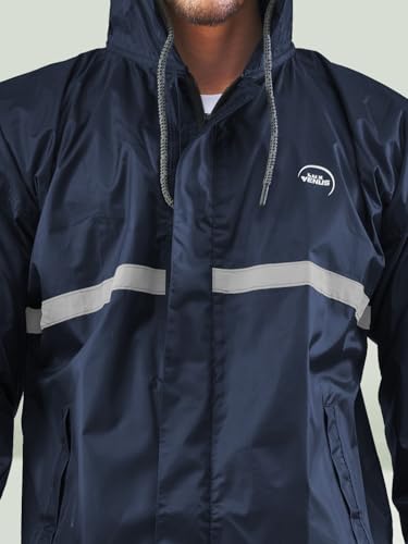 Image of LUX VENUS Reflecting Design Tapping Rain Suit for Men