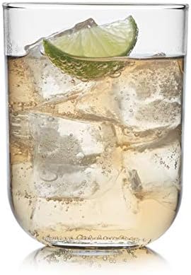 Libbey Polaris Rocks Glasses, Axis, 15-ounce, Set of 8