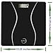Scale for Body Weight, Digital Bathroom Scale, Weight Scales for People,Body Scale,Black,Max:400LB/180KG,2 Weighing Units: LB/KG