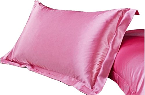 Federe copricuscino, effetto seta, 2 pezzi