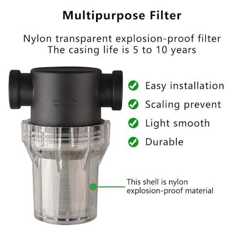 Image of 1 inch Female NPT in-Line Strainer with 40 mesh Stainless Steel Filter Screen (1 inch 40 Mesh)