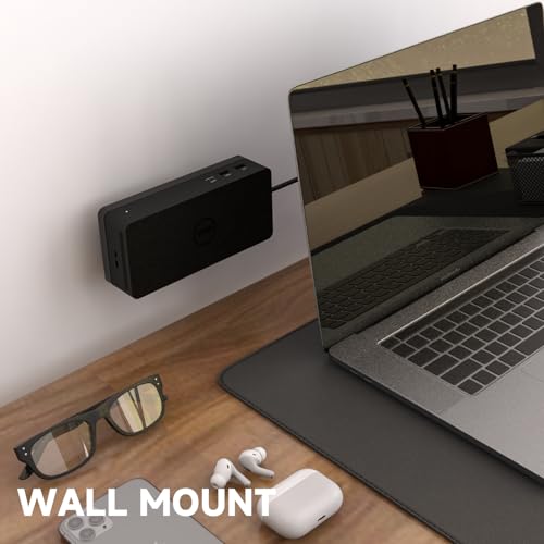 Support Dell UD22 dock universel en acrylique noir de qualité supérieure - 5