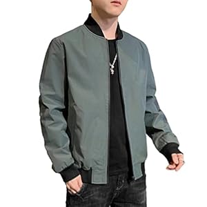 CHUNYU Grijze Jassen Lente Casual Bomberjacks Slim Fit Heren Baseball Jassen Dunne Jas Heren Mannelijke Overjas M-4xl