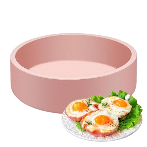 Cocedor de huevos de silicona - Cocedor de huevos para microondas, cocedor de huevos al vapor de silicona, codera de silicona resistente al calor, bandeja de huevo de silicona de grado alimenticio