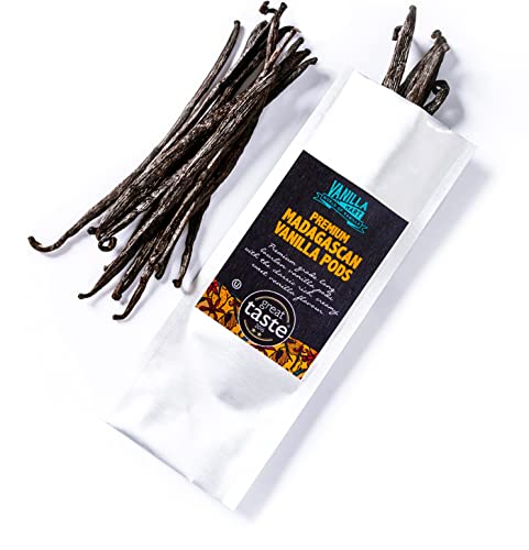 Vanilla Mart Vainillas premium de Bourbon Madagasca de vainilla grado A (5 vainas)