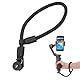 Bindpo Handband, Nylon-Anti-Lost-Lanyard-Gürtelseil mit 1/4 Adapterschraube für Osmo Mobile 2 3 4 Stabilisator für Kamera(Schwarz)