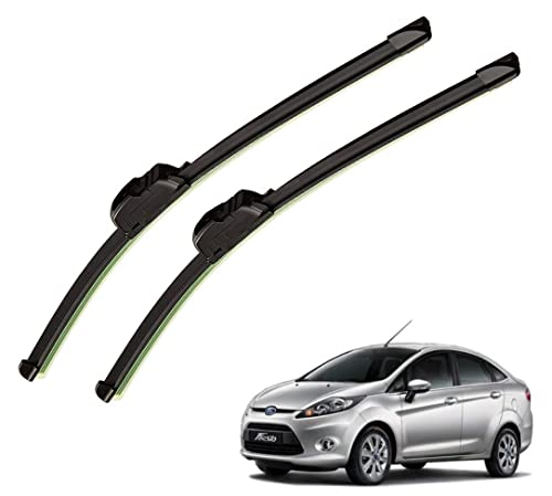 Image of Auto Hub Car Wiper Blades Compatibility With Fiesta New - Set of 2 Pcs (D-22,P-16)