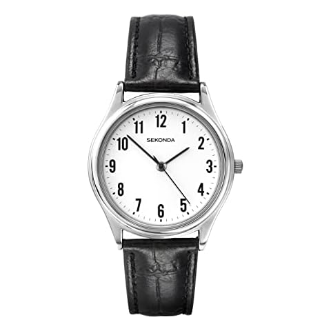 Sekonda Men's Quartz Watch with Leather Strap Cover
