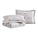 Laura Ashley- Twin Quilt Set, Reversible Cotton Bedding with Matching Sham(s), Lightweight Home Decor for All Seasons (Melany Pink, Twin)