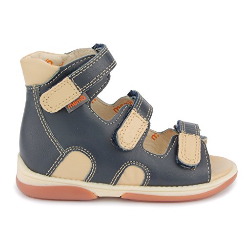 Memo Apollo Orthopedic High-Top Ankle Support Corrective & Diagnostic Sandal, 22 (6.5 M Us Toddler) Denim #TOP4