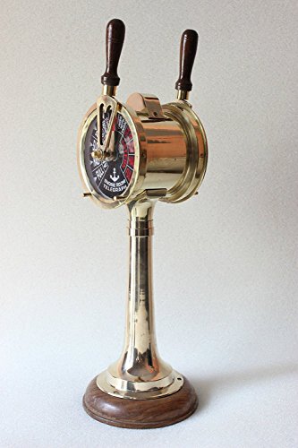 Ship Telegraph Antique Tele Graph Replica Nautical Décor Marine Table Décor Maritime Decoration Collectables Artifact Memorabilia Collectibles - Brass Made 18 Inches High Fully Brass #TOP24