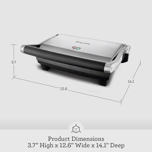 Image of Breville BSG520XL Panini Duo Sandwich Maker, Brushed Stainless Steel (Pack of 2)