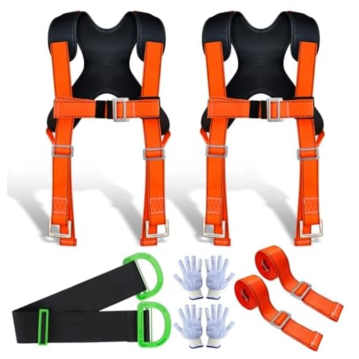 Upgraded Two-Person Furniture Moving Straps