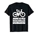 Vélo Électrique Cycliste Homme Femme Cadeau T-Shirt