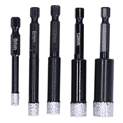 Kit de brocas diamantadas 5 piezas para granito y cerámica miniatura 6