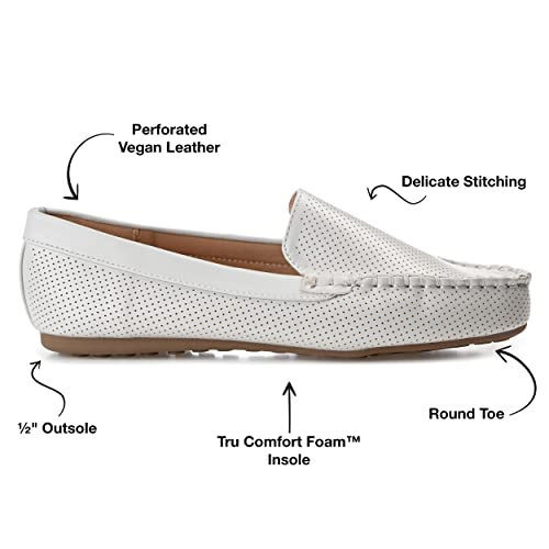 Image of Journee Collection Wide Width Halsey Loafers in Light Grey