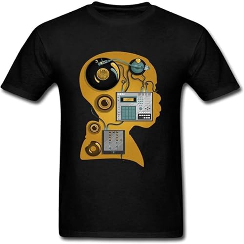 Photo de Men's J Dilla T Shirt Graphic Unisex Tee Black M