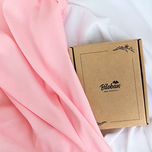Baby Bassinet Sheets 4 Pack Compatible with UPPAbaby and Chicco LullaGo Anywhere Portable Bassinet, Ultra Soft & Skin-Friendly, Pink and White