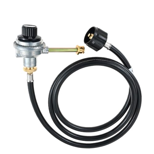 SURIEEN 29102349 29103224A Regulator Control Valve with Propane Hose 6FT, Compatible with Charbroil Grill2Go Tru-Infrared 2012 Portable Gas Grill 1lb to 20 lb