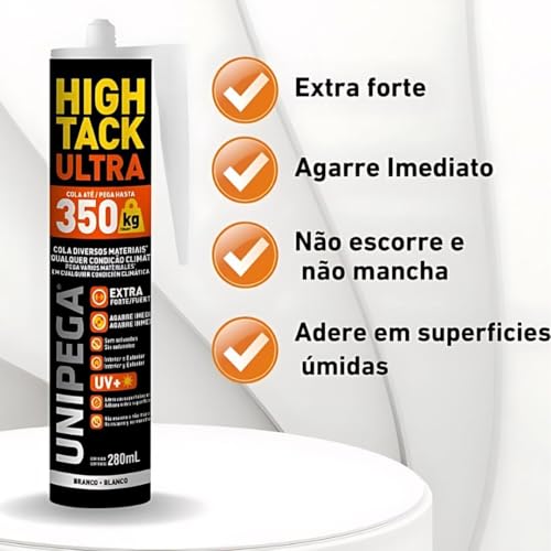 Super Cola Agarre Imediato Fixa Tudo Até 350kg High Tack Pro 392g