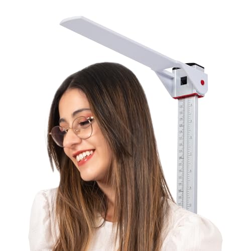 VivaComfort Aluminum Wall-Mounted Height Measuring Rod