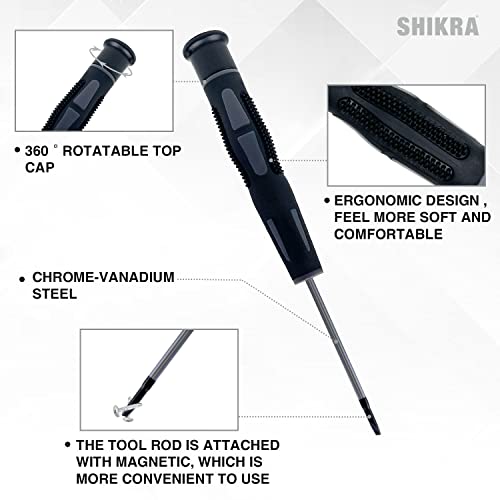Image of SHIKRA 13-Piece Magnetic Precision Screwdriver Set
