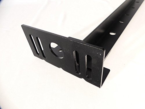 TECH TEAM Bed Frame Extension Set, Extend a Metal Bedframe to Meet a Headboard Footboard, 2 Pieces, Hardware Included, Black - Thumbnail 7