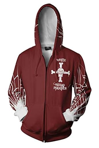 WANHONGYUE Anime One Piece Luffy 3D Impresión Sudadera con Capucha Chaqueta Cosplay Disfraz Zip Hoodie Jacket Sweat Abrigo 673/11 XXXL | Ya disponible en tu tienda friki favorita! En mundofriki.es!