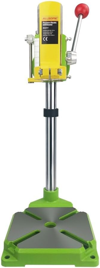 Front view of Drill Press Stand in operation