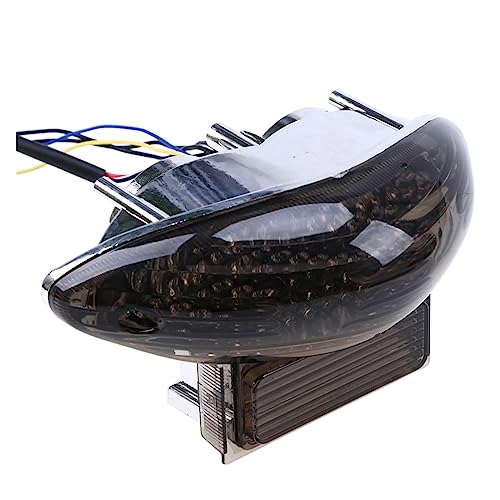 Clignotant moto fumé LED avec feu de frein intégré pour Hayabusa GSX1300R 1999-2007