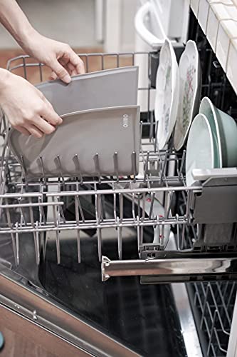 OHMO Napfunterlage für Kleine Hunde und Katze, 46x25cm, Unterlage für Katzennapf, rutschfeste Futterunterlage aus Silikon, wasserdicht, Asche - Image 7