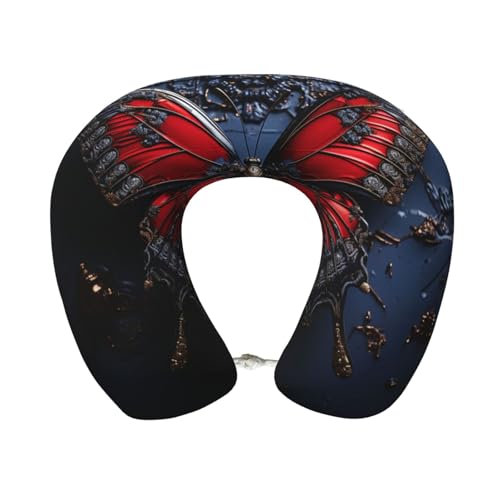 Almohada de viaje de espuma viscoelástica tamaño único miniatura 1