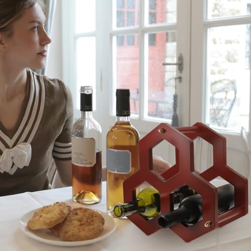 Soporte para botellas de vino de madera STOBAZA miniatura 4