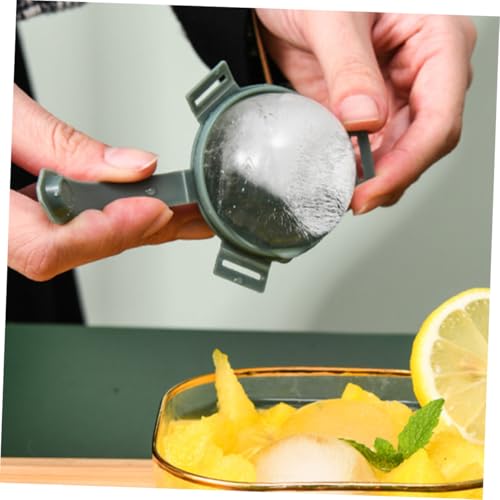 Molde de 12 esferas de hielo para whisky color verde miniatura 6