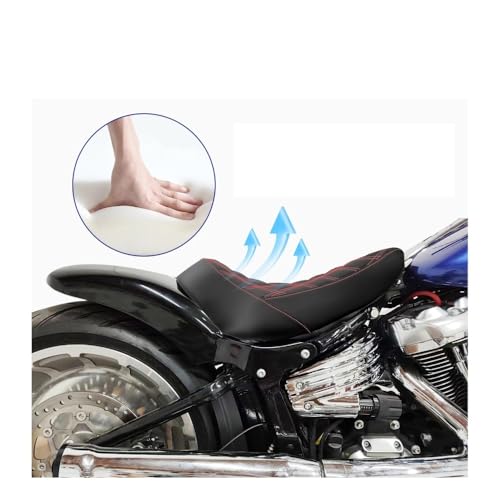 Asiento individual de motocicleta para rutas en Fat Boy y Breakout con cojín confort 5