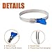 ISPINNER 2pcs 3 Inch Key-Type 304 Stainless Steel Worm Gear Hose Clamps, Adjustable Size Range 60-80mm Clamps for Dryer Vent, Dust Collector and Automotive