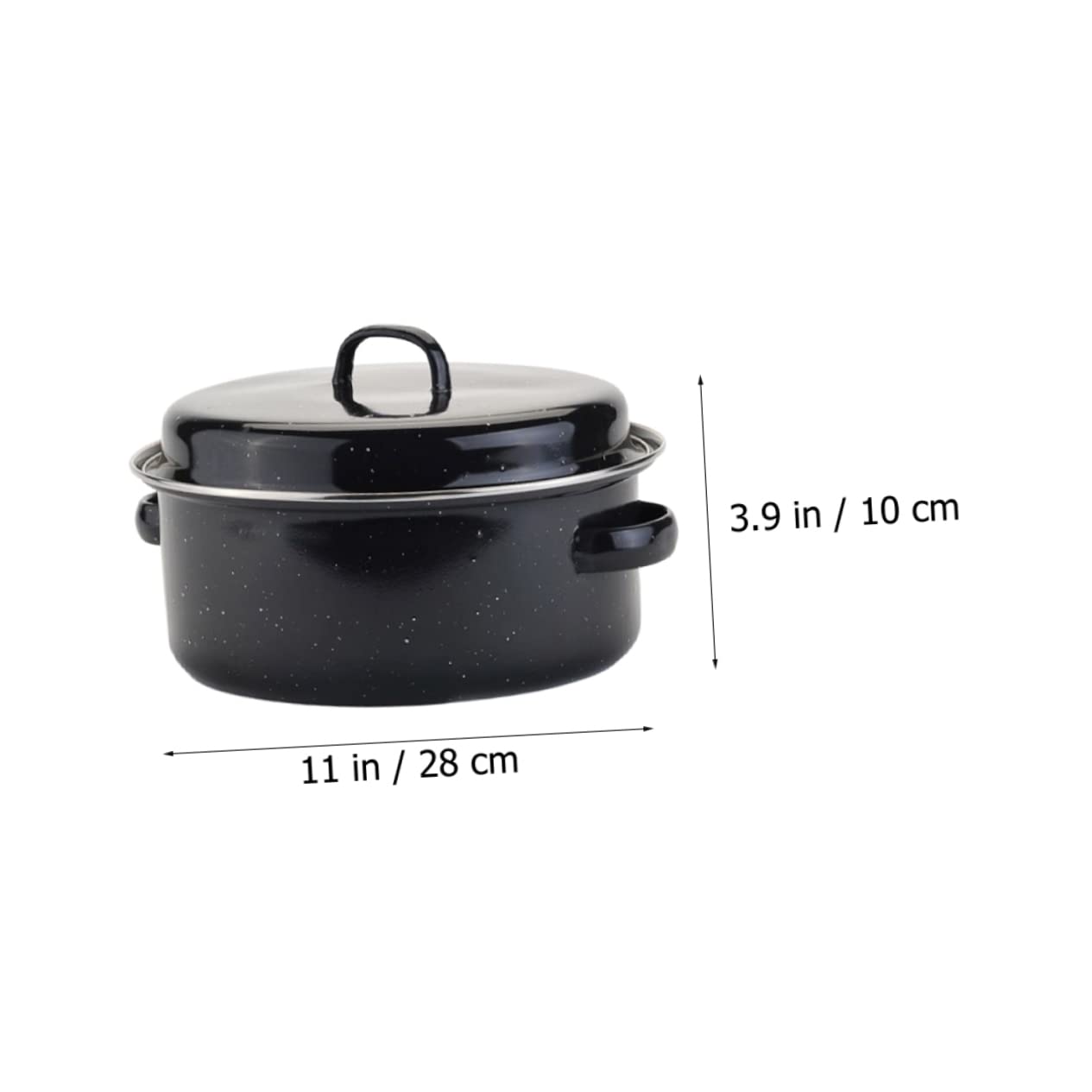 Cabilock Olla Redonda Para Asar Utensilio De Cocina Asador De Patatas y Castañas Fácil De Usar y Limpiar
