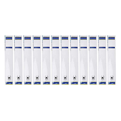 Heitune 24PCS araña Universal Durable de Tiro con Arco Wraps Etiqueta de Bricolaje Flecha Eje Caza Disparos Equipo Auxiliar (Azul) Cover