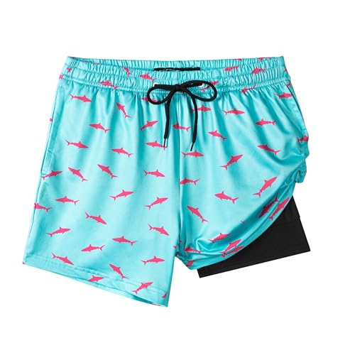 Ft Fenteng Boys Swim Trunks With Compression Liner cover