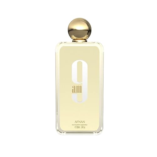 Afnan 9 AM Pour Femme Eau De Parfum, 3.4 onzas