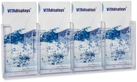 Taymar Prospektständer DIN Lang - Transparent Tischdisplay