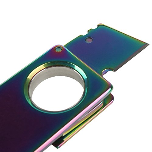 Andux Zone Outdoor / Camping Folding Knife Mini Neck Knife Pocket Knife Tool Folding Knife Keyring CS/ZDD-01 - Image 5
