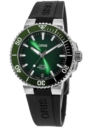 Oris 43.5mm Green Dial Automatic Men's Dive Watch Calibre 400 01 400 7790 4157-07 8 23 02PEB
