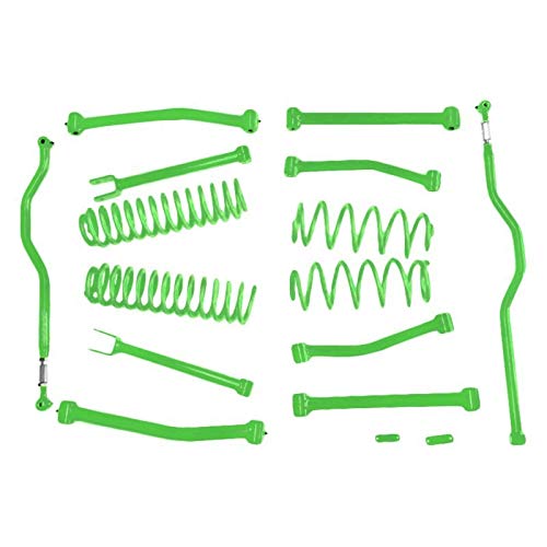 Steinjager J0045744-4" x 4" Non-Adjustable Front and Rear Complete Lift Kit