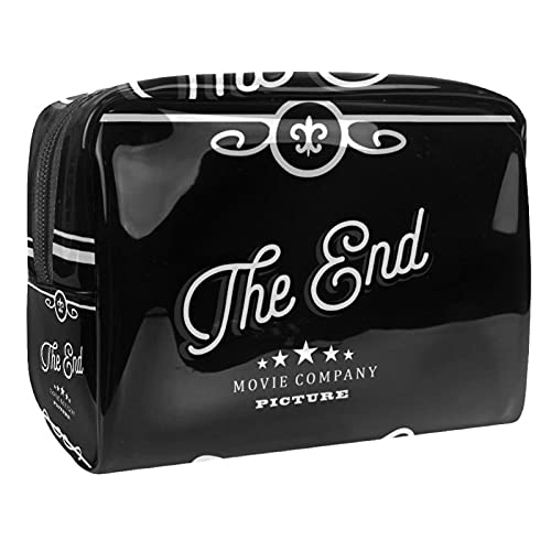 Trousse à maquillage multicolore 18.5x7.5x13cm | Grand vanity zippé pour femme et fille